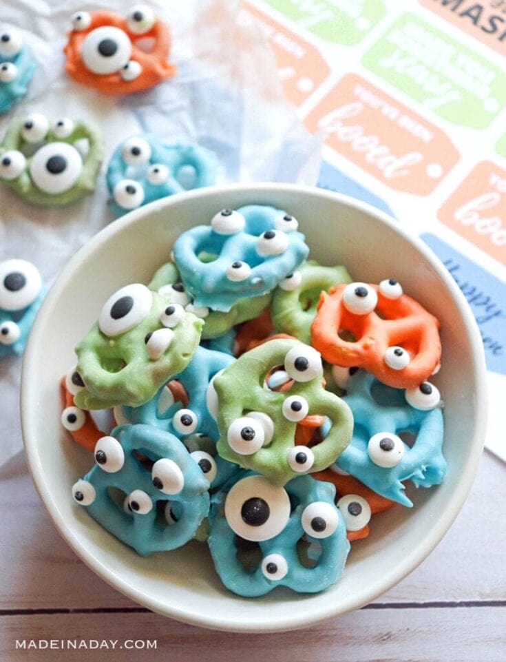 Image for Creepy Monster Halloween Pretzels