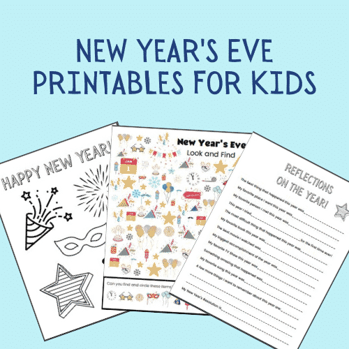 Image for Free New Year Printables for Kids