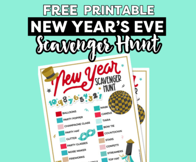 New Year Scavenger Hunt Game