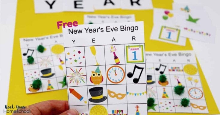 Image for Free New Year’s Eve Bingo for Fun Game with Kids