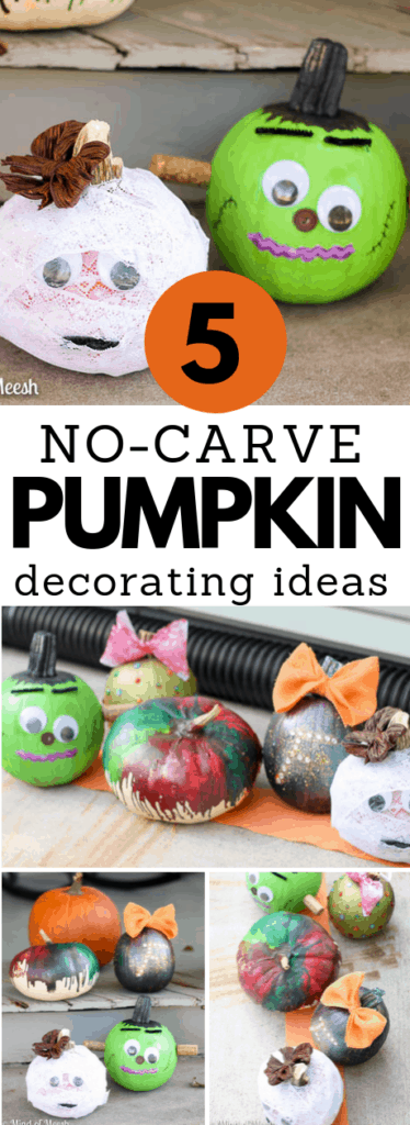 No Carve Pumpkins