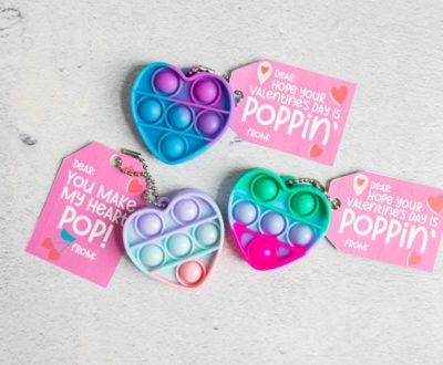 Free Pop It Valentines Day Cards