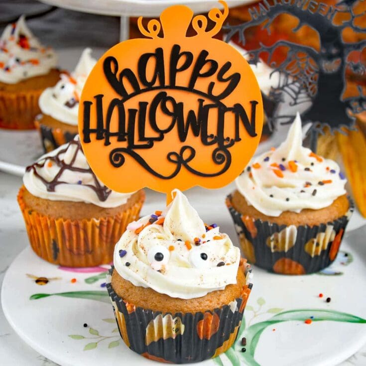 Image for Pumpkin Cupcakes for Halloween