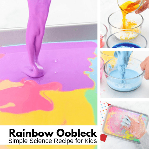 Rainbow oobleck