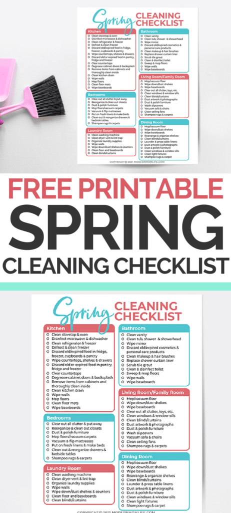 Spring Cleaning Checklist