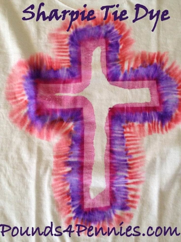 Image for T-Shirt Tie Dye With Sharpies Easy Tutorial
