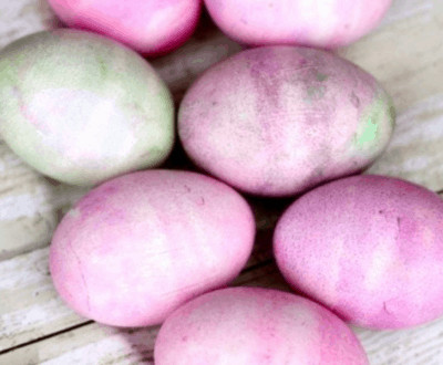 Shaving Cream Easter Eggs