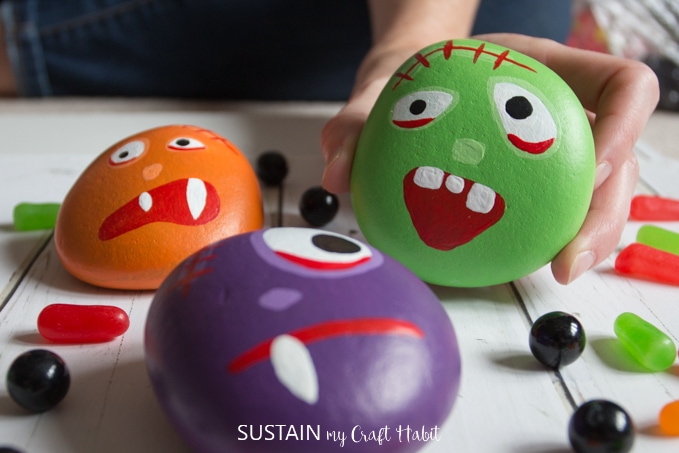 Image for Halloween Painted Rocks