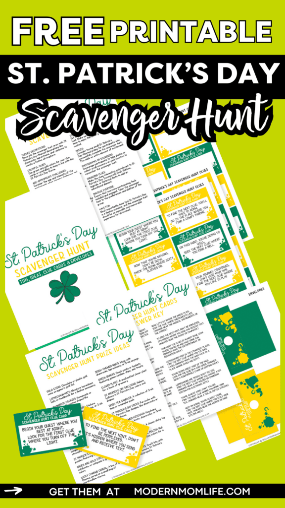 St. Patrick's Day Scavenger Hunt