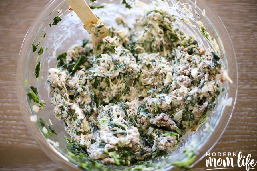 meat stuffing mixture for jumbo shells