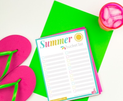 Summer Bucket List 2021