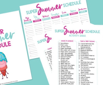Summer Schedule