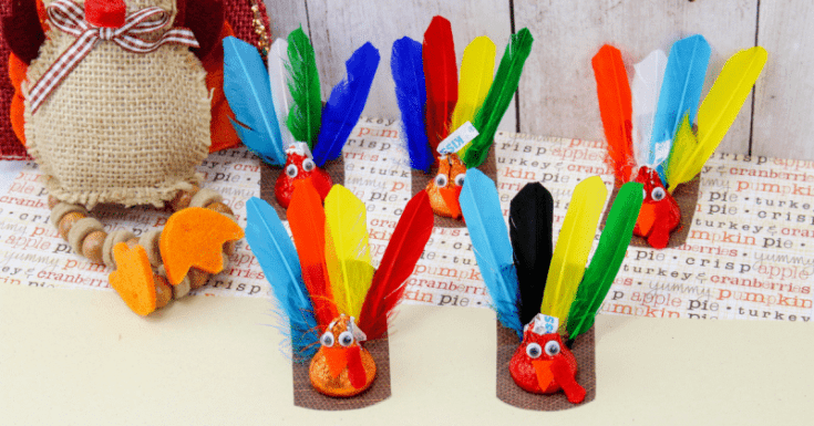 Image for Thanksgiving Chocolate Kiss Turkey Craft 