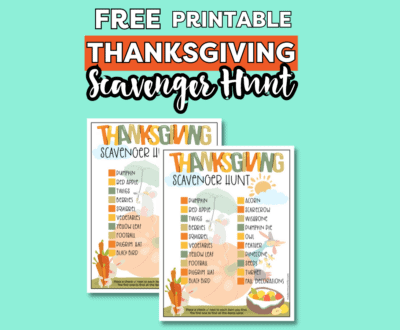Thanksgiving Scavenger Hunt