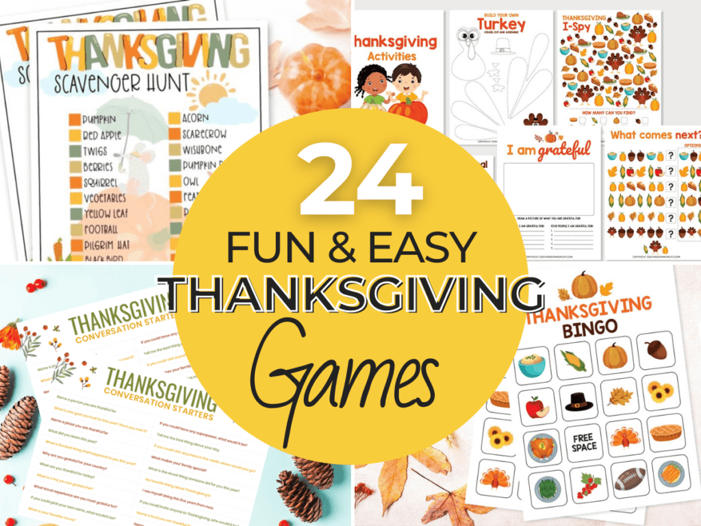 Thanksgiving games for kids