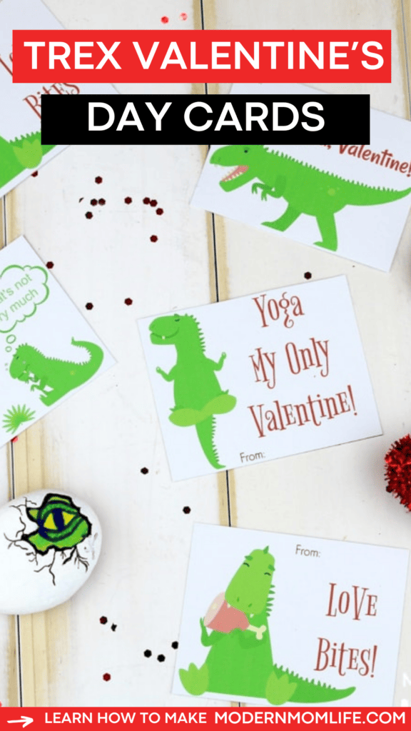 Trex Valentines Day Cards