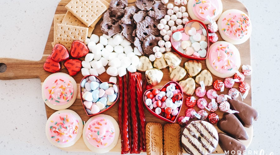 Valentine's Day Dessert Board