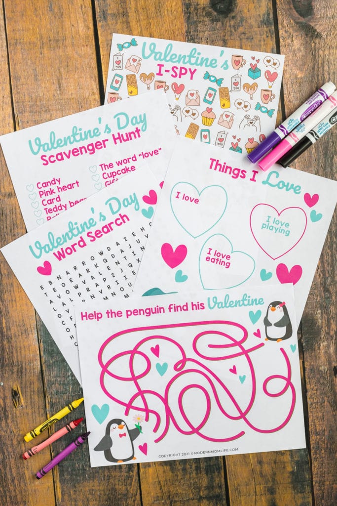 Valentine's Day Worksheets