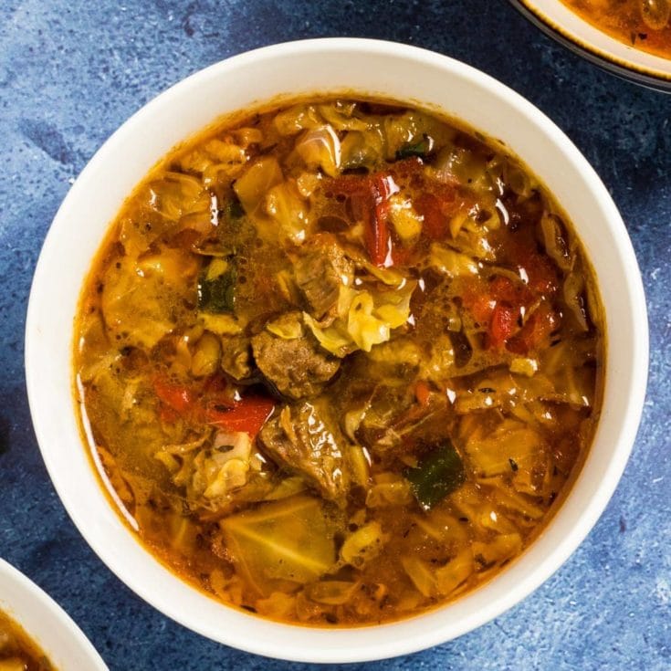 Image for Vegetable Beef Soup with Cabbage