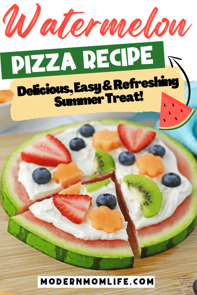 Watermelon pizza
