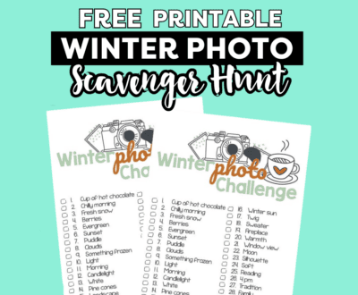 Winter Photo Scavenger Hunt