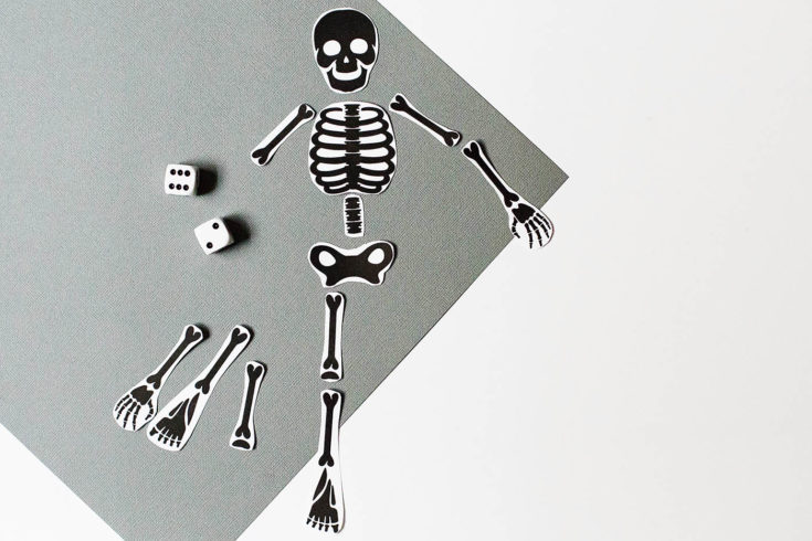Image for Free Printable Skeleton Game 