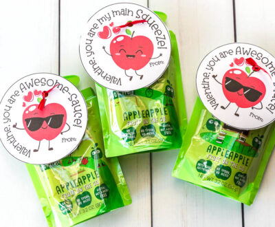 apple sauce valentines