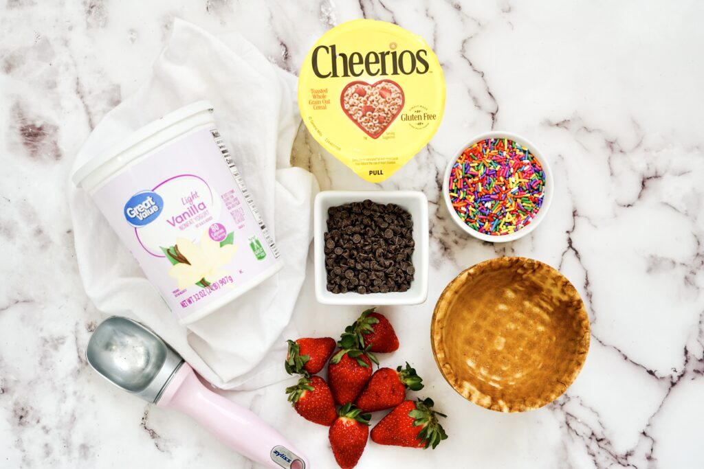 yogurt sundae ingredients