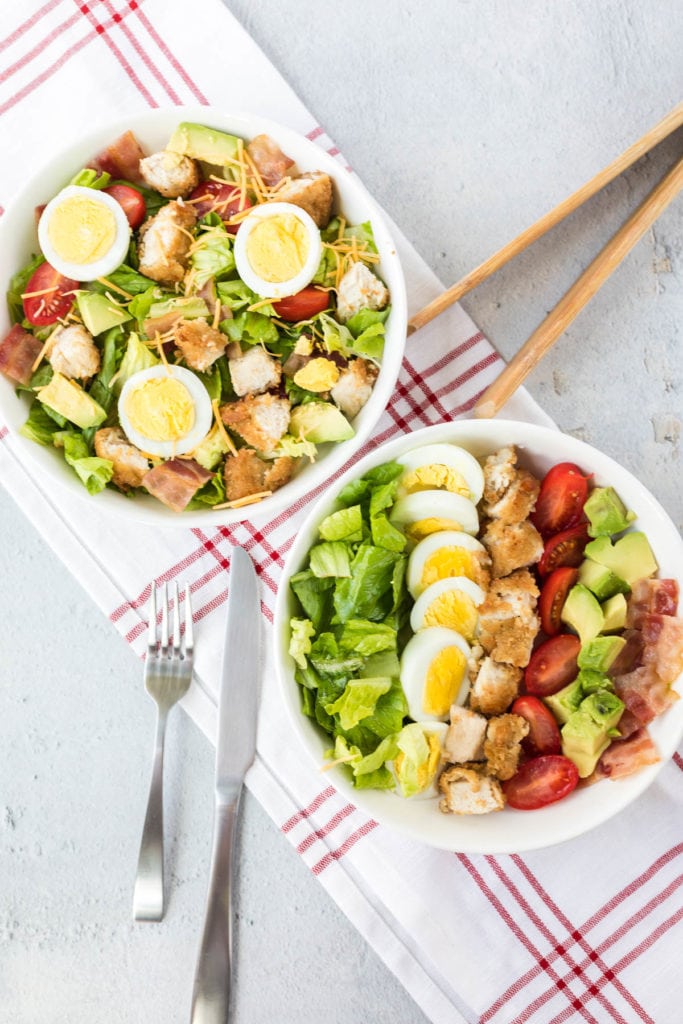 crispy chicken cobb salad recipe