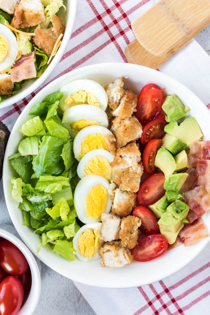 crispy chicken cobb salad recipe