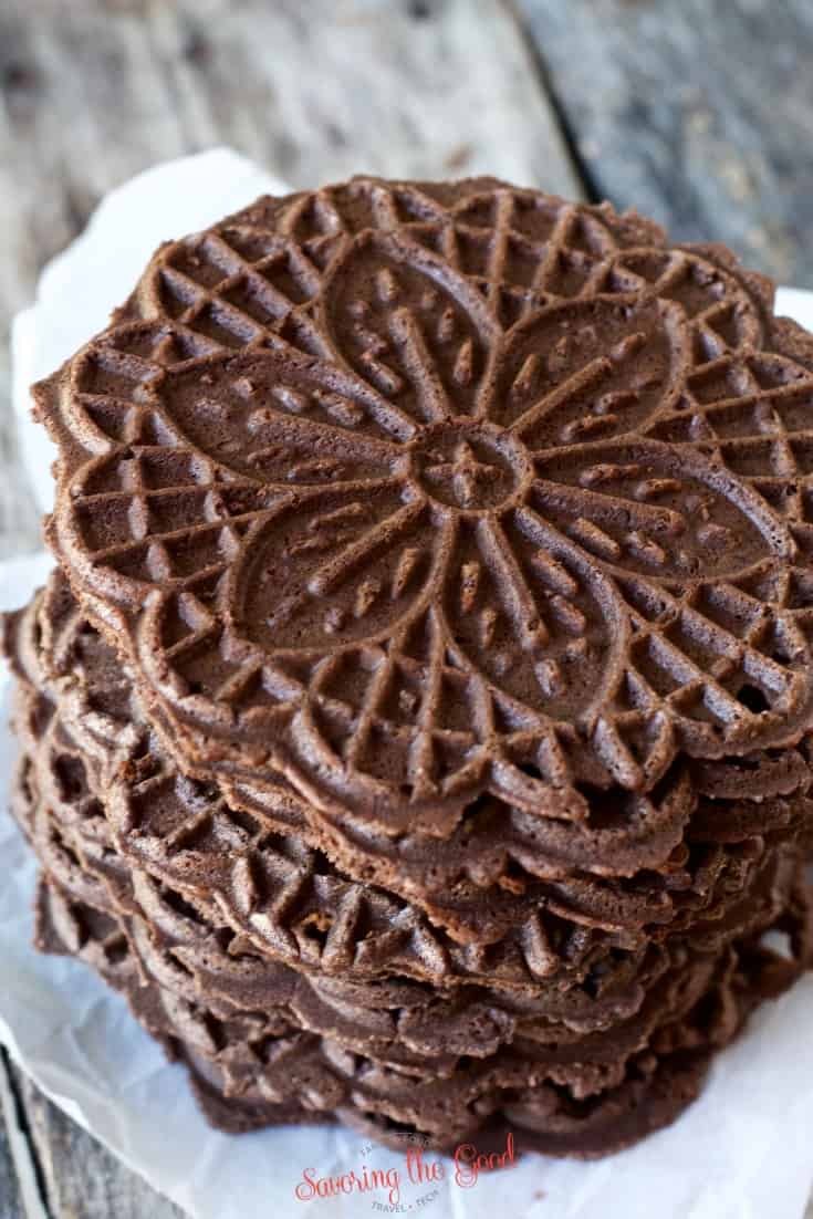 Image for Chocolate Pizzelle Recipe 