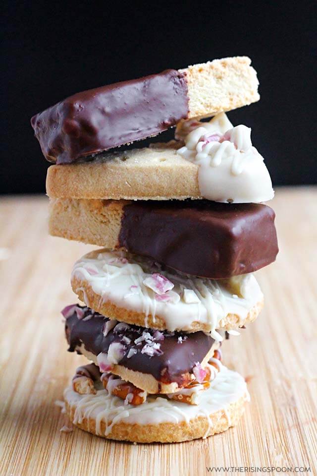 Image for Chocolate Dipped Shortbread Cookies