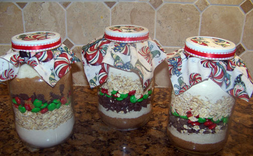 Image for Christmas Cowboy Cookies in a Jar