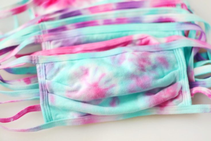 Image for DIY Tie-Dyed Face Masks