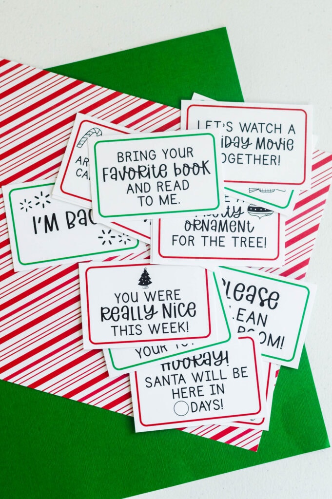 elf on the shelf notes