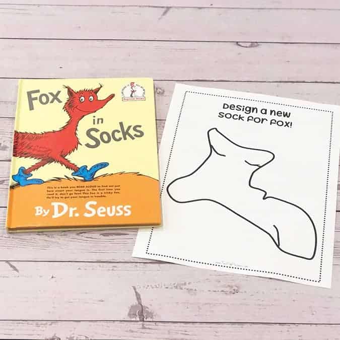 Image for Fox in Socks Activity & Printable {free & instant download}