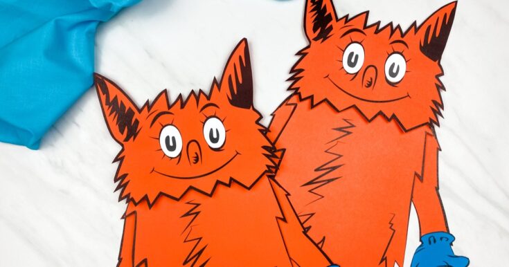 Image for Fox In Socks Paper Bag Puppet Craft [Free Template]
