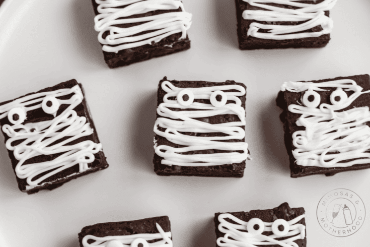 Image for Mummy Halloween Brownies