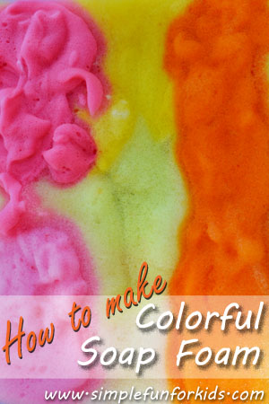 Image for How to Make Colorful Soap Foam