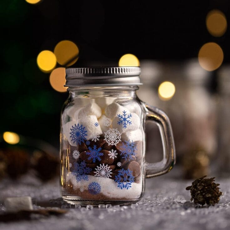 Image for Mason Jar Hot Chocolate (Easy DIY Christmas Gift)