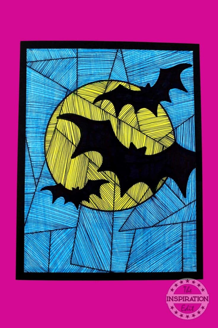 Image for Halloween Bat Drawing