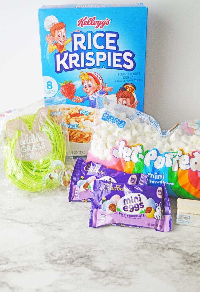 rice krispie nests ingredients