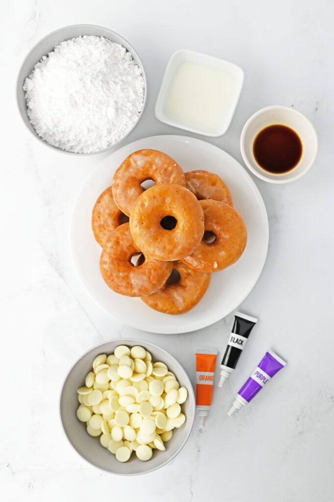 spider web donuts ingredients