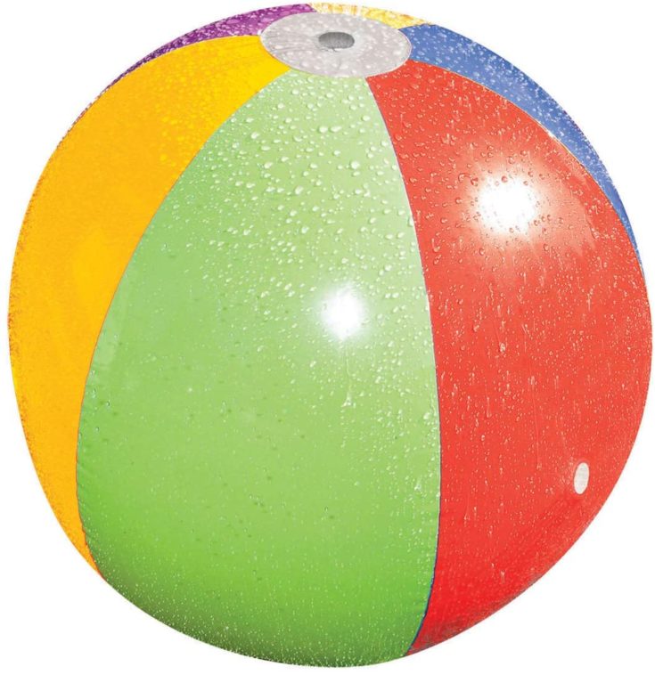 splash and spray beach ball