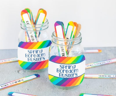 spring boredom buster jar