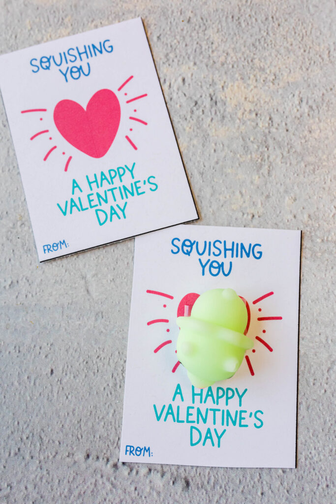 Squishy Printable Valentine Cards