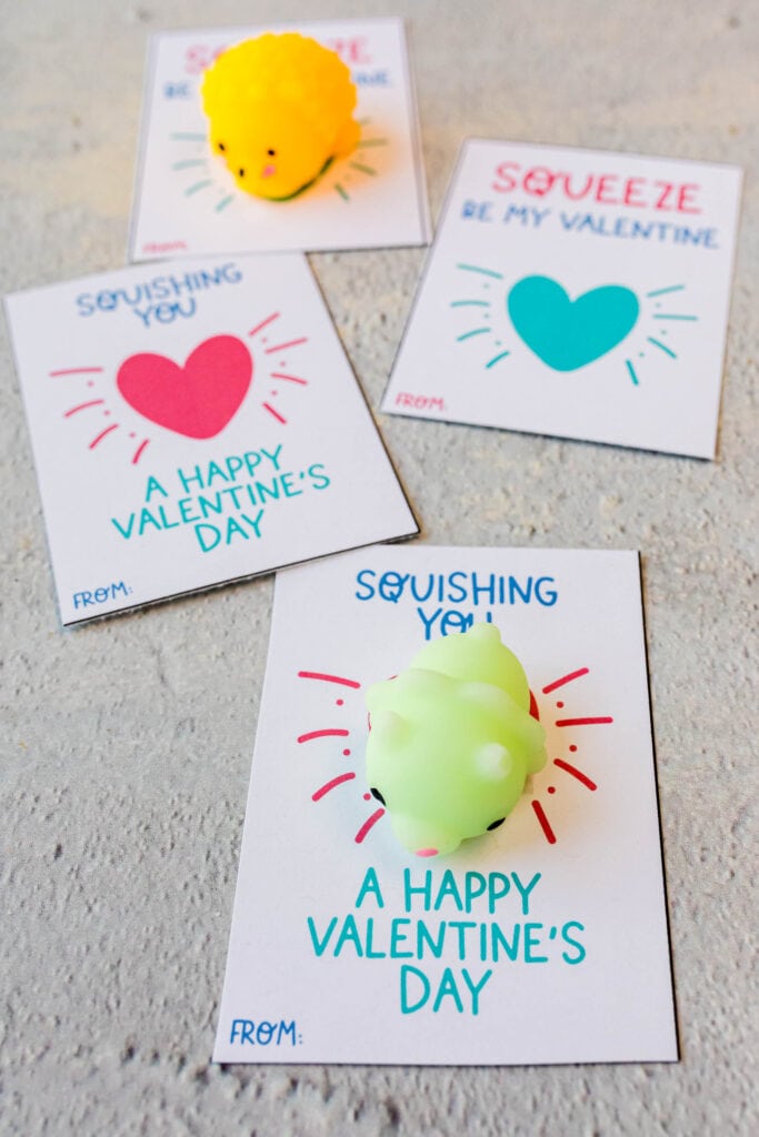 Squishy Printable Valentine Cards