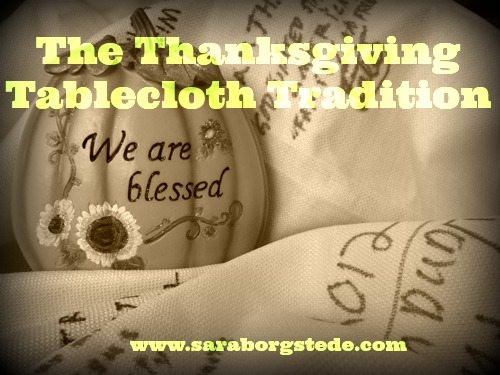 Image for Thanksgiving Memories Tablecloth