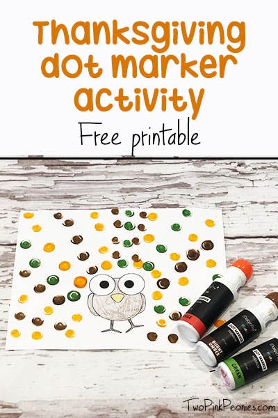 Image for Thanksgiving Dot Marker Activity