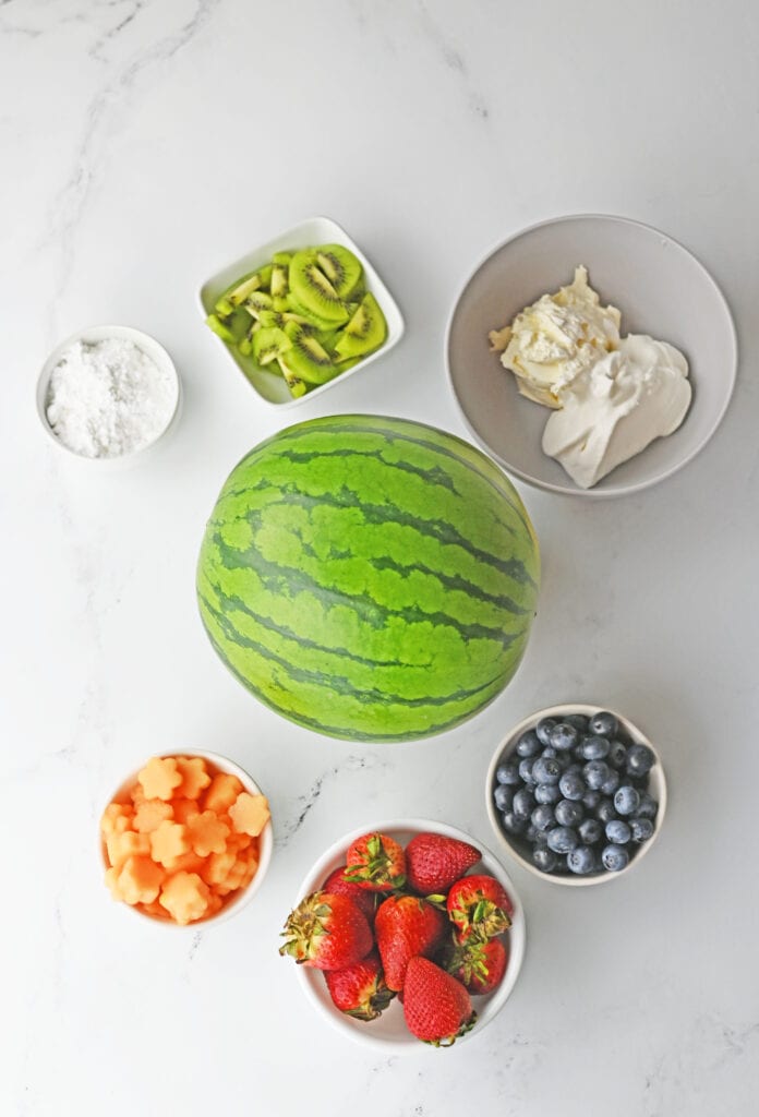 Watermelon Pizza ingredients